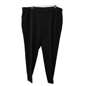 Talbots Ankle Zip Ponte Cropped Pull-On Pants Size 20W